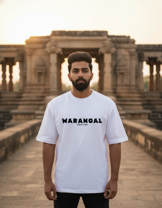WARANGAL estd 1163 | DTF Printed | Unisex Oversized Classic T-Shirt