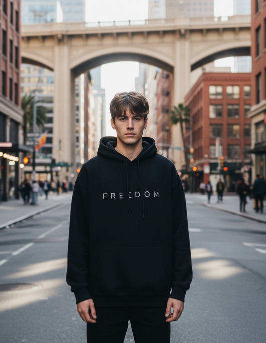 Freedom | DTF Printed | Unisex Oversized Hoodie