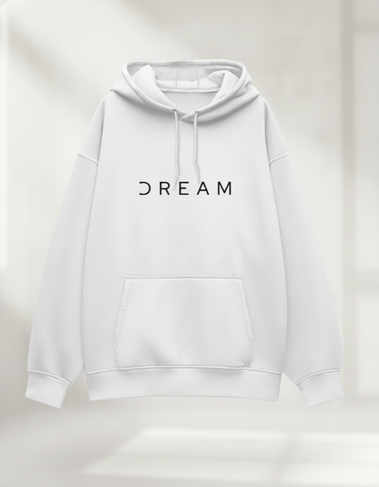 Dream White Unisex Oversized Hoodie